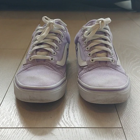 Lilac Purple Old Skool Vans US M6/W7.5 EUC - Picture 4 of 12